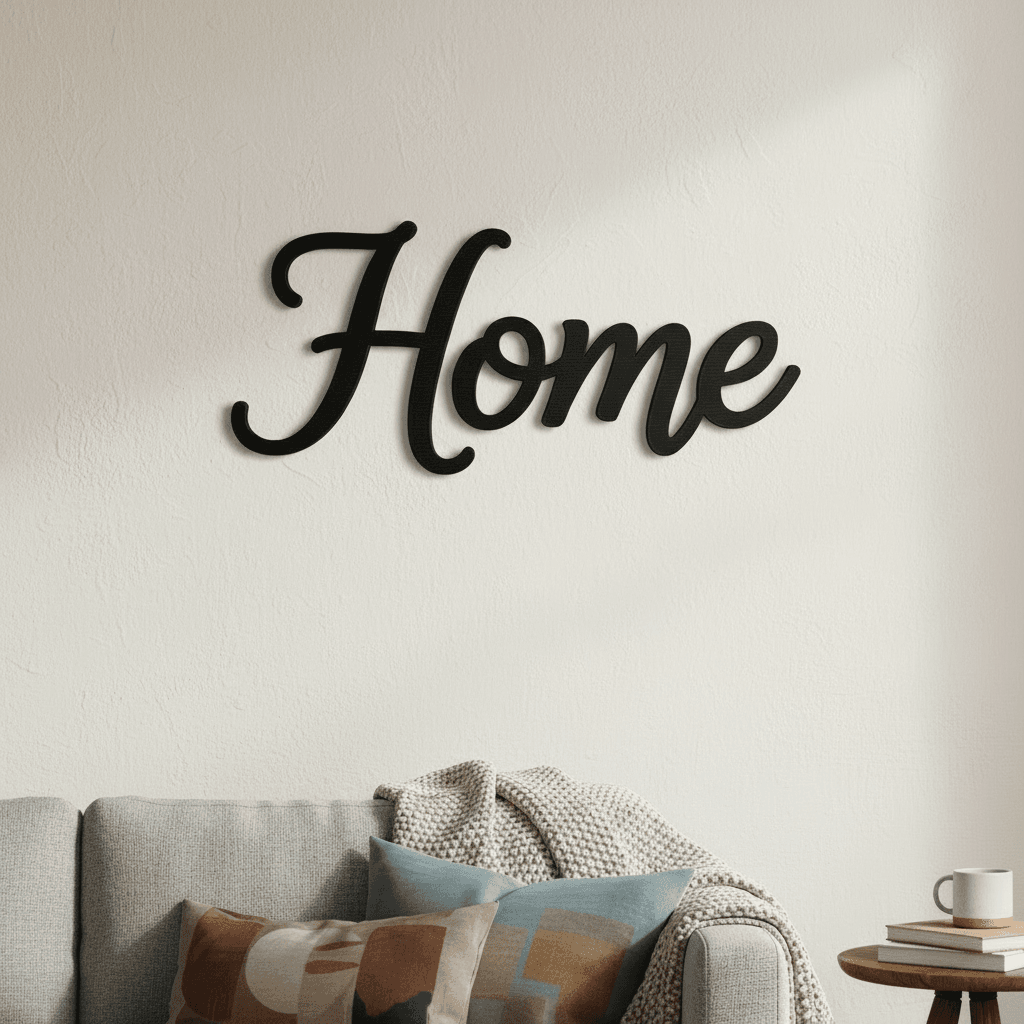 שלט 'Home'